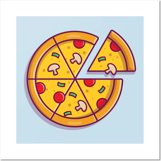 Pizza Slice (2) Wall Art by Catalyst Labs